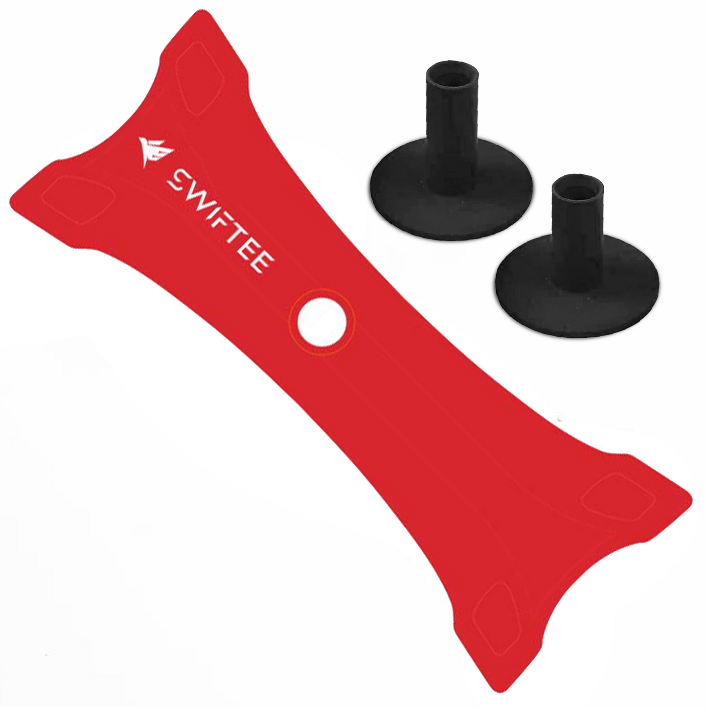 SWIFTEE X-TEE Rocket Launch Mat Pad Winter Rules Golf Plus 2 Rubber Tees
