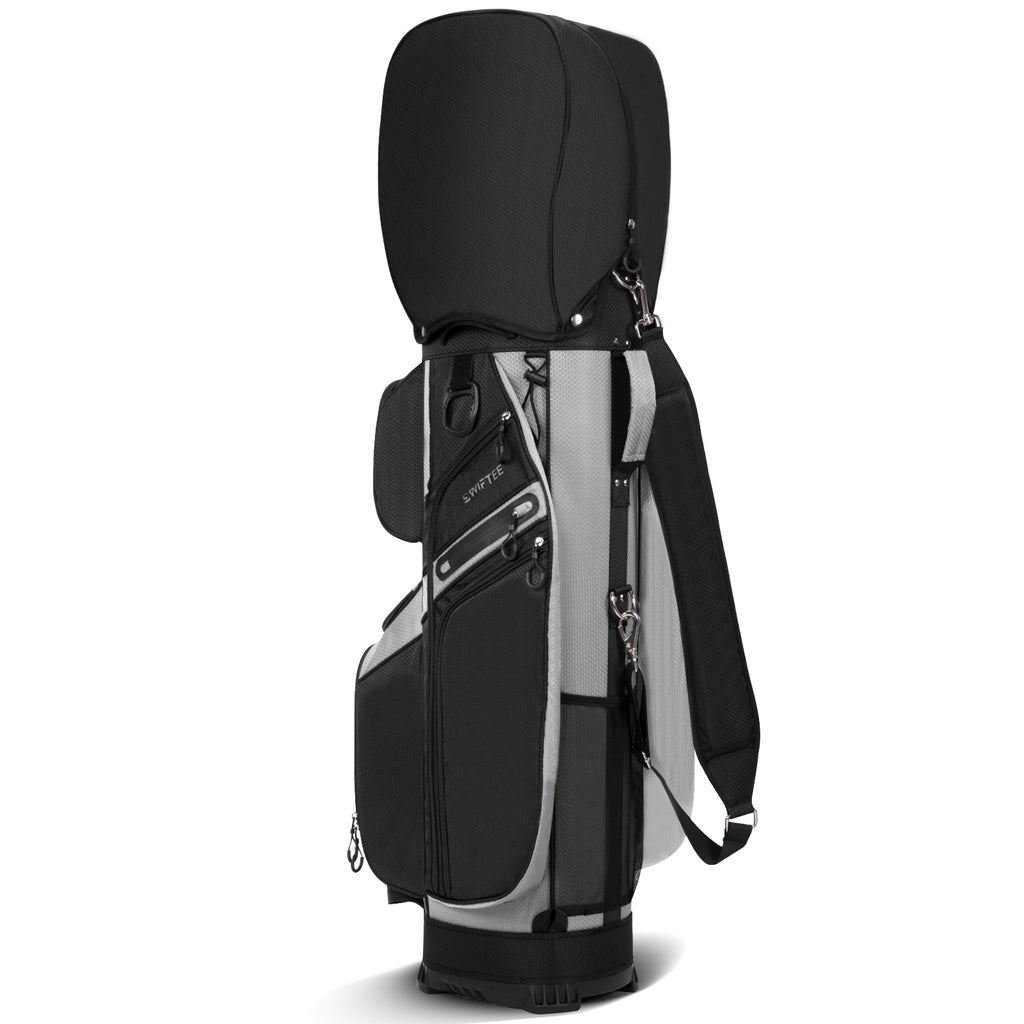 SWIFTEE 14-Slot Golf Cart Bag – Lightweight Organizer with Full-Length Dividers & Multiple Pockets