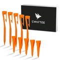 SWIFTEE Clip On Durable Golf Tee Tees With Height Markers - 5 x 70mm 5 x 40mm