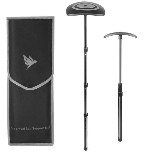 SWIFTEE Golf Travel Bag Support Rod – Adjustable Telescopic Club Protector for Air Travel – Anti-Impact Aluminium Golf Travel Cover Support System – Fits All Golf Bags