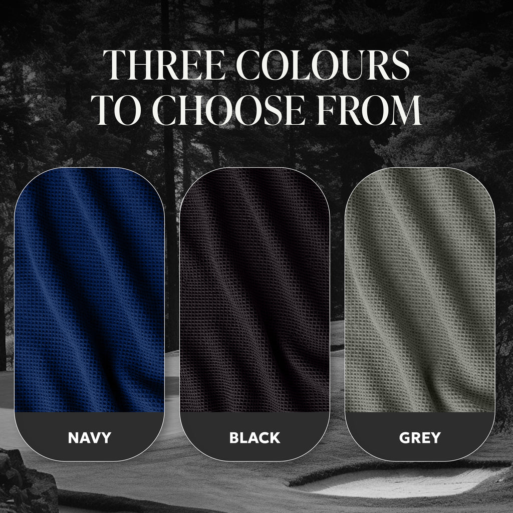 SWIFTEE Golf Towel Bundle – 580 GSM Double-Layer Microfibre Towels with Carabiners