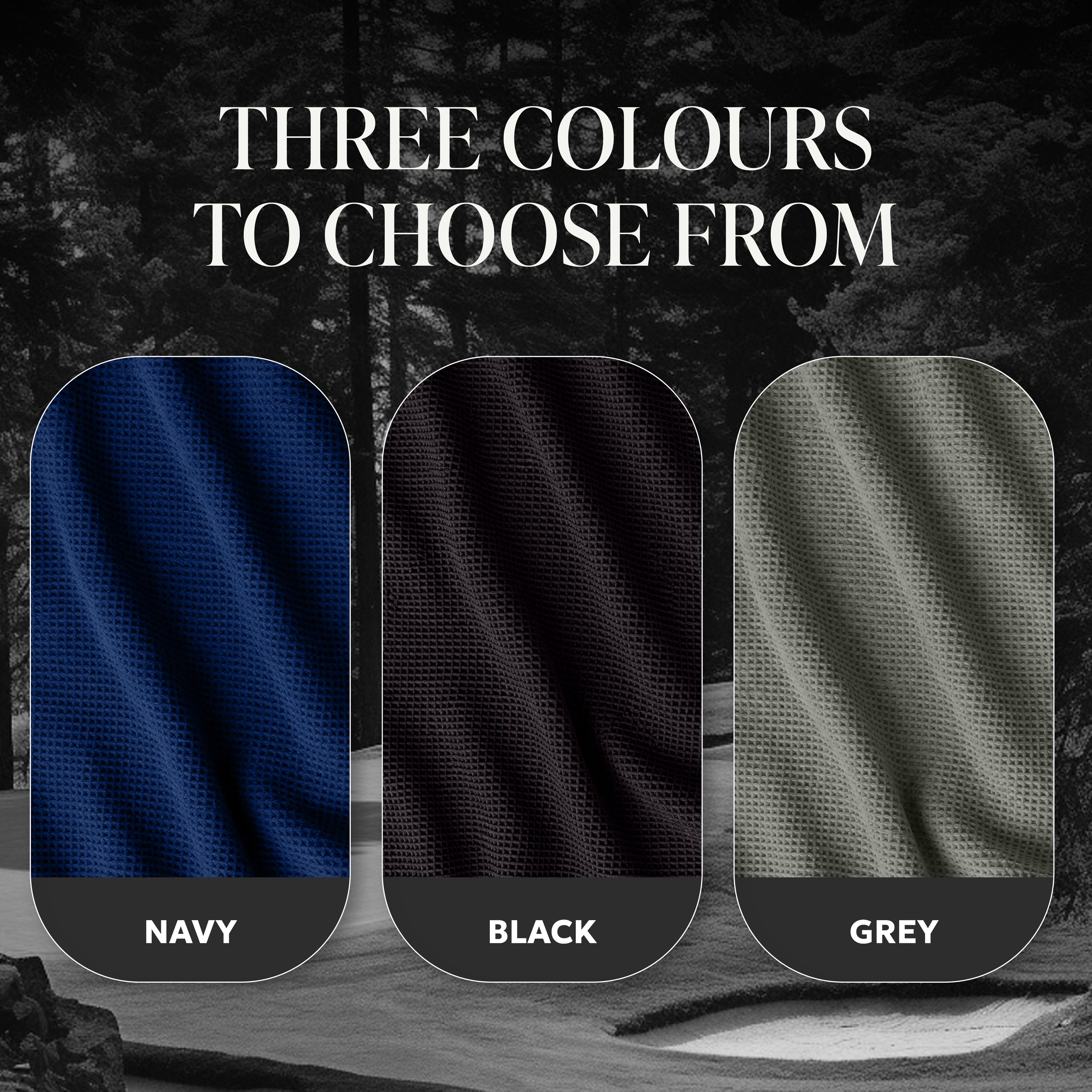 SWIFTEE Golf Towel Bundle – 580 GSM Double-Layer Microfibre Towels with Carabiners