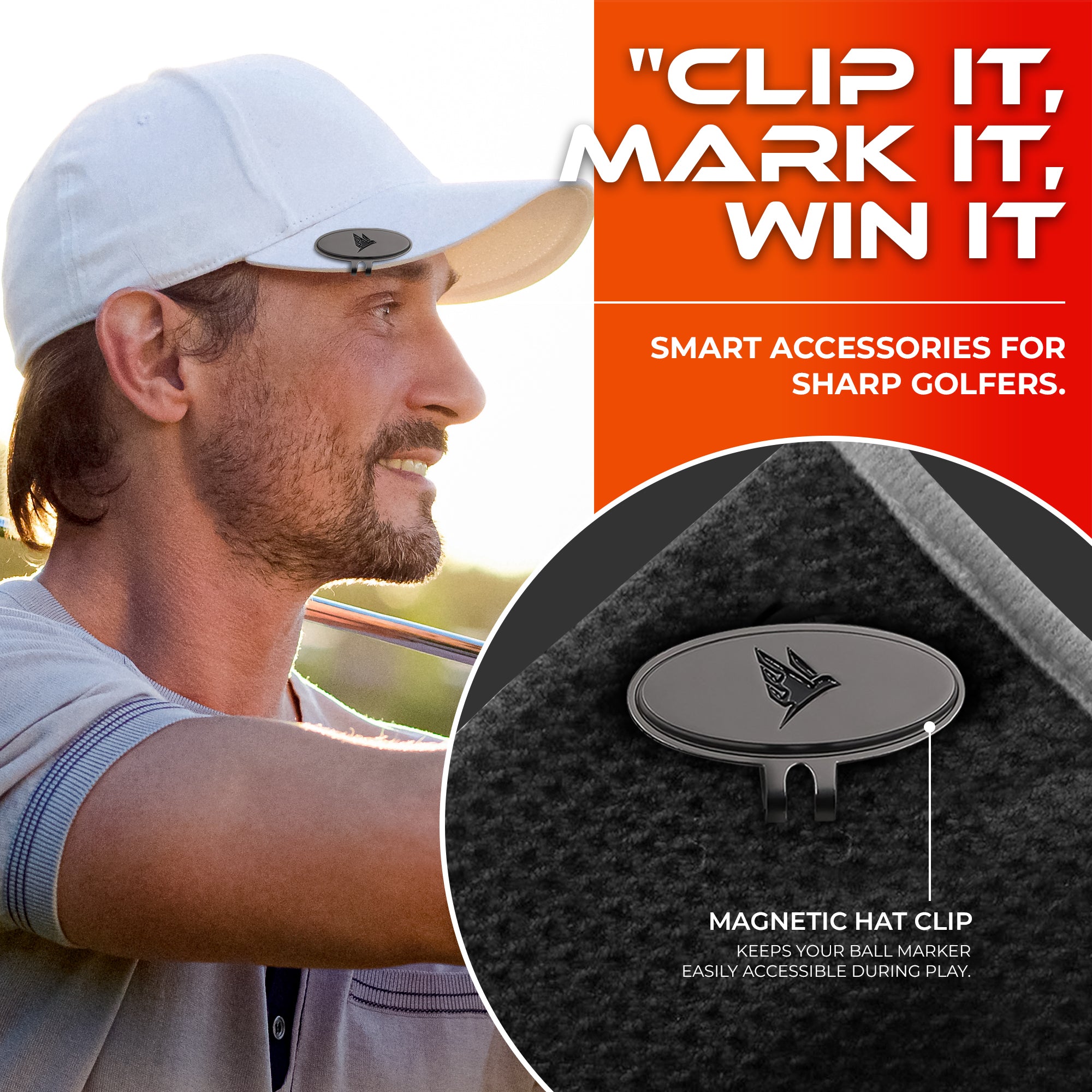 SWIFTEE Premium Golf Gift Set - The Signature 7-in-1 Multi-Tool for Golfers + Complete Accessory Pack (Tees, Ball Marker, Hat Clip, Pouch Towel) - Perfect Golf Gift