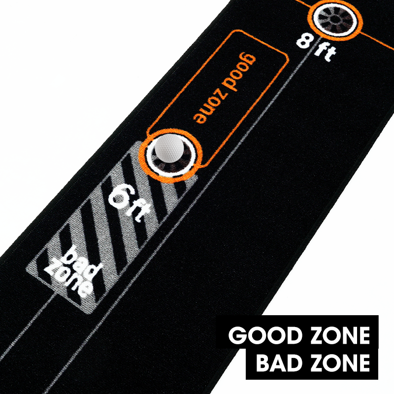 SWIFTEE 3m Golf Putting Mat Straight Line Trainer Distance Target Practice Training Aid