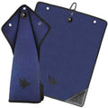 SWIFTEE Ultimate 4-in-1 Premium Golf Towel – Magnetic Clip, Brush & Ball Marker (Navy)