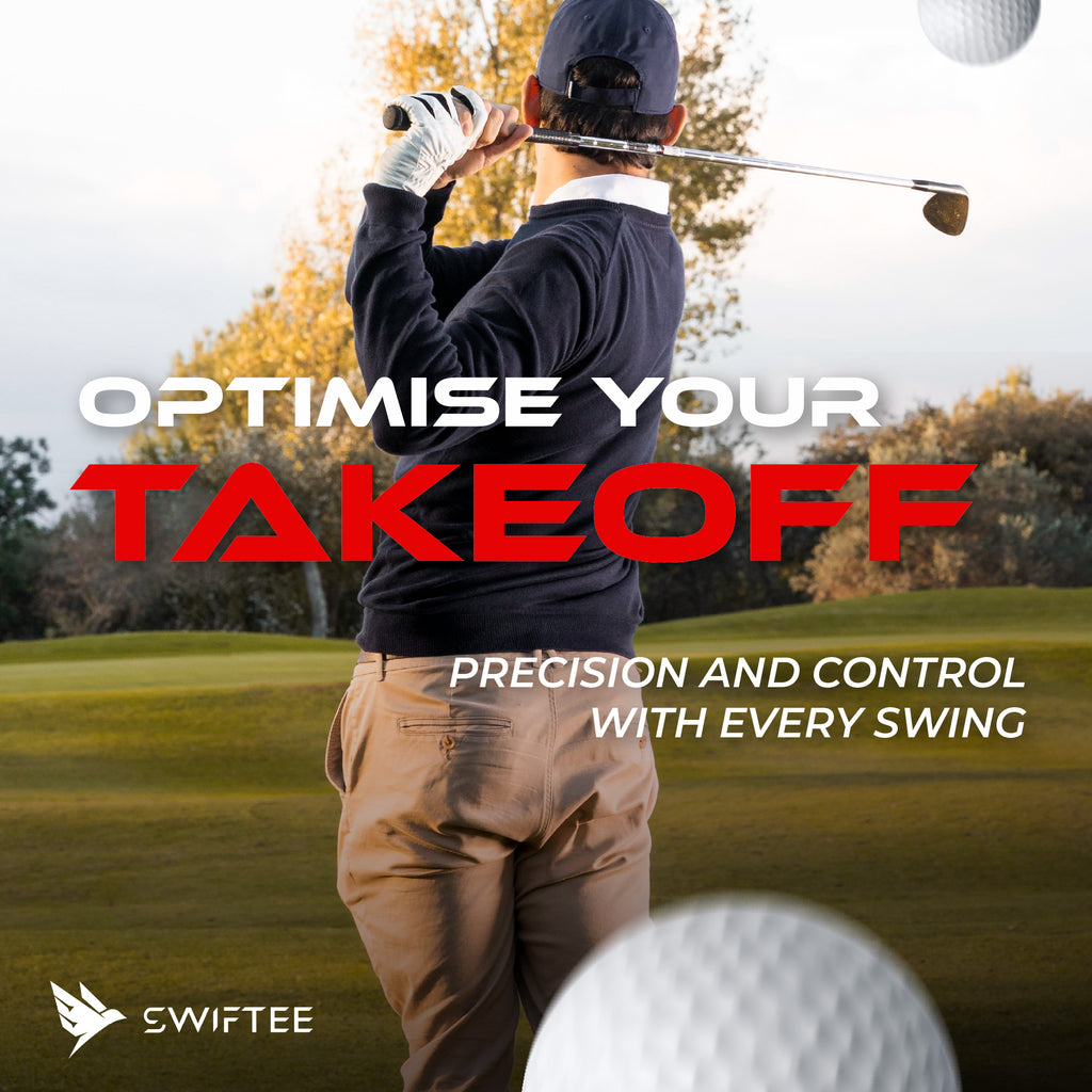 SWIFTEE X-TEE Rocket Launch Winter Golf Mat – Practice Pad with 2 Rubber Tees